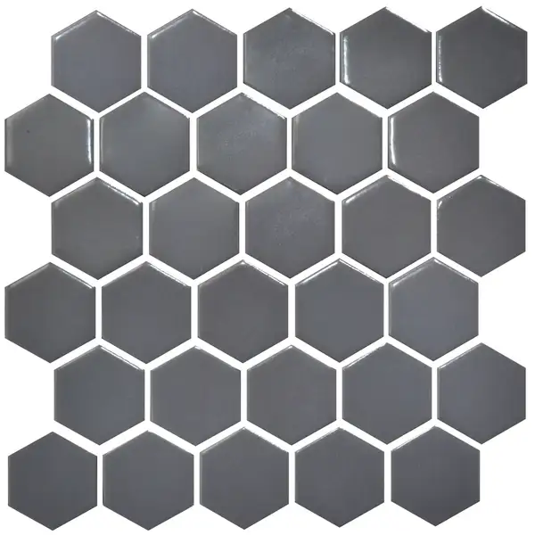 КОТТО КЕРАМІКА Мозаїка HEXAGON H 6003 Grey Shedol 295х295х9 Кераміка Лео УКРАЇНА