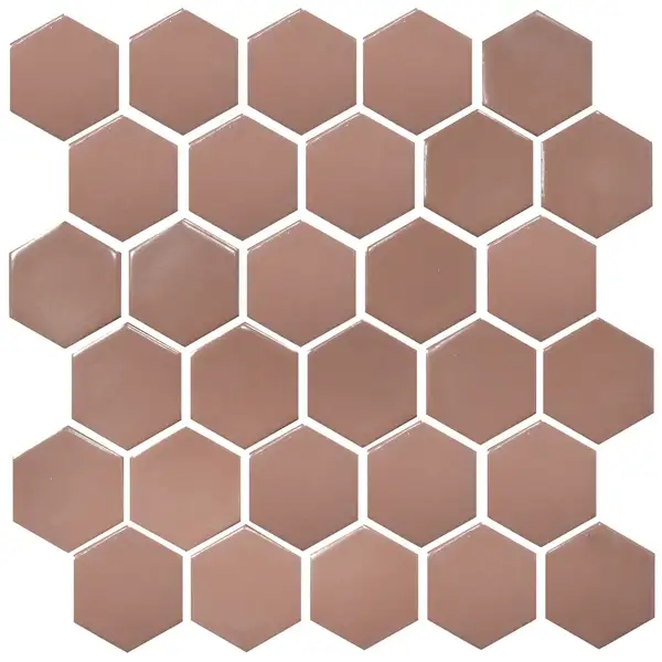 КОТТО КЕРАМІКА Мозаїка HEXAGON H 6011 Hot Pink 295х295х9 Кераміка Лео УКРАЇНА