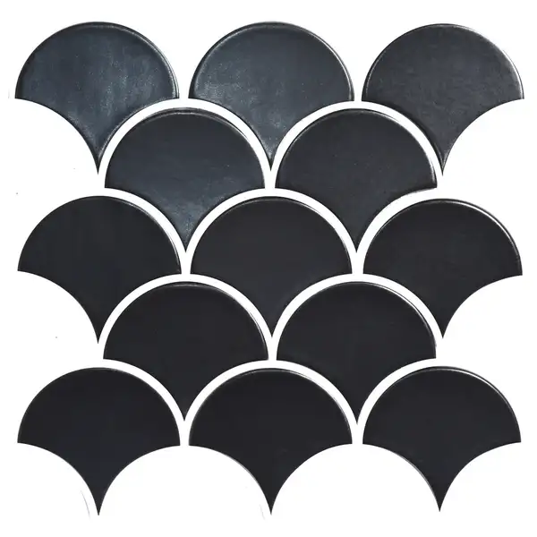 КОТТО КЕРАМІКА Мозаїка SCALES SC 6022 Graphite Black 240x240x9 0,037 м2 Кераміка Лео