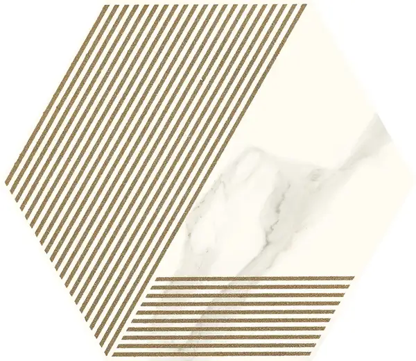 Декор Calacatta Hexagon A MAT 17,1x19,8 код 3775 Ceramika Paradyz (I-H-171X198-1-CALA.--A-N) Декор Calacatta Hexagon A MAT 17,1x19,8 код 3775 Ceramika Paradyz (I-H-171X198-1-CALA.--A-N)