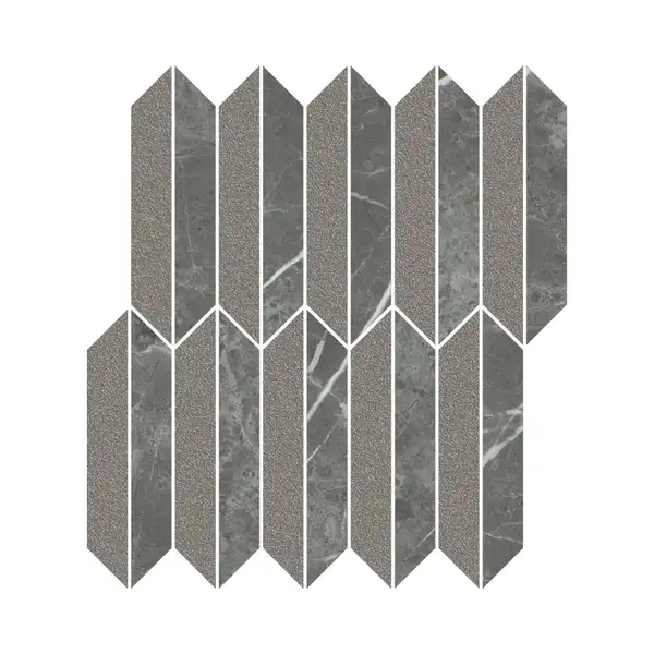 Мозаїка різана Noisy Whisper Graphite Mix MAT 27,4x29,8 код 9571 Ceramika Paradyz (M-C-274X298-1-NOIS.GTMX)