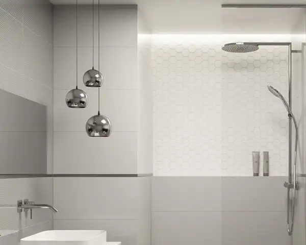 Мозаїка пресована Універсальна Grys Hexagon 22x25,5 код 1900 Ceramika Paradyz (M-P-220X255-1-UNIW.GRHE)