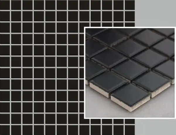 Мозаїка пресована Albir Nero (2,3x2,3) 29,8x29,8 код 8729 Ceramika Paradyz (M-P-298X298-1-ALBI.NE---2)