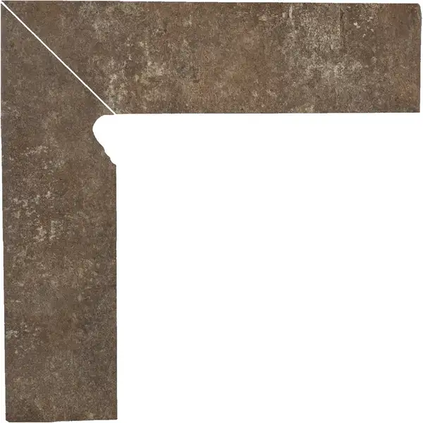 Цоколь Ilario Brown Лівий 2 ел 8,1x30 код 6929 Ceramika Paradyz (Z---081X300-1-ILAR.BRLE-C)