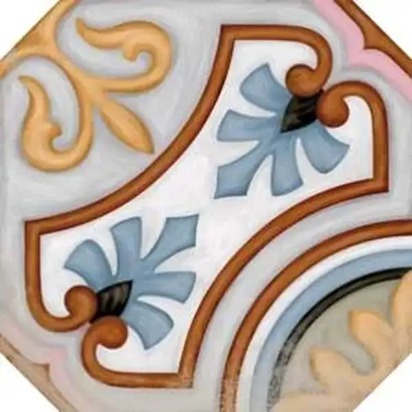 Плитка керамогранітна Octogono Diglas Multicolor декор 200x200x8 Vives (4P31)