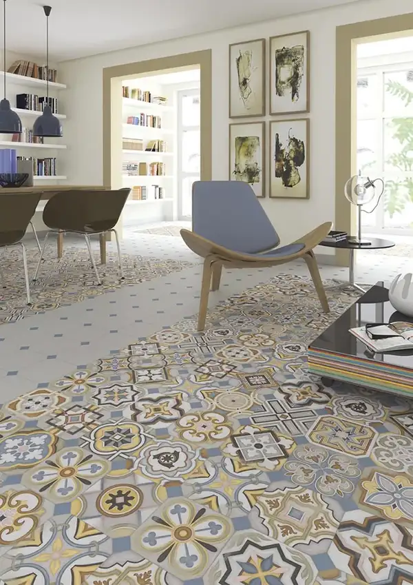 Плитка керамогранітна Octogono Diglas Multicolor декор 200x200x8 Vives (4P31)