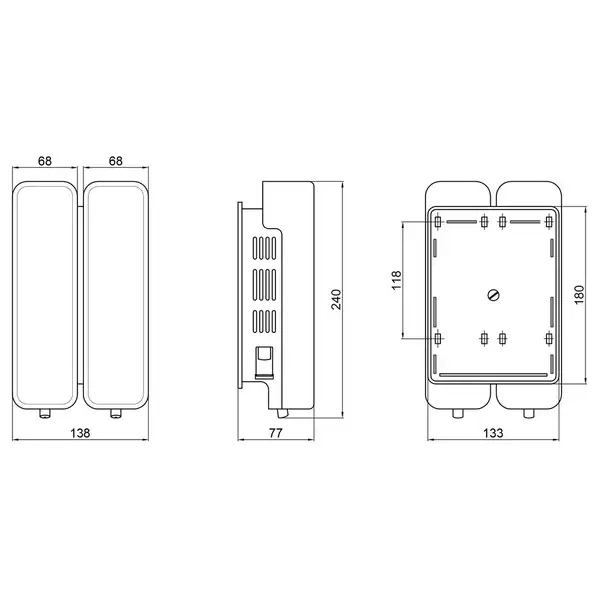 Диспенсер для жидкого мыла Qtap Davcovac mydla DM350CS2
