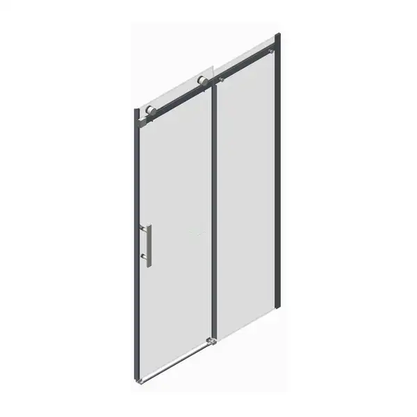 Koer SR SD01-120x200 Двері в нішу, графіт (KR5378) Koer SR SD01-120x200 Двері в нішу, графіт (KR5378)