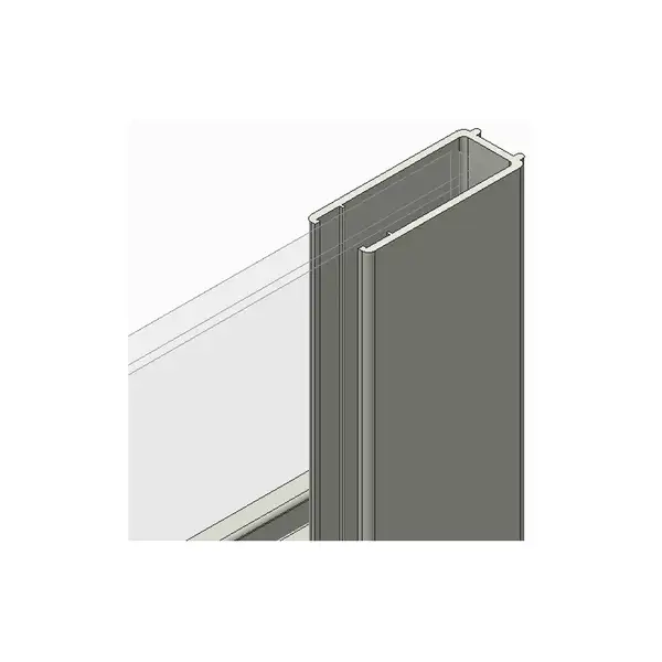 Koer SR SD01-120x200 Двері в нішу, графіт (KR5378) Koer SR SD01-120x200 Двері в нішу, графіт (KR5378)