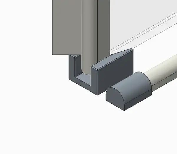 Koer SR SD01 Двері в нішу, прозоре скло, хром (KR5380) Koer SR SD01 Двері в нішу, прозоре скло, хром (KR5380)