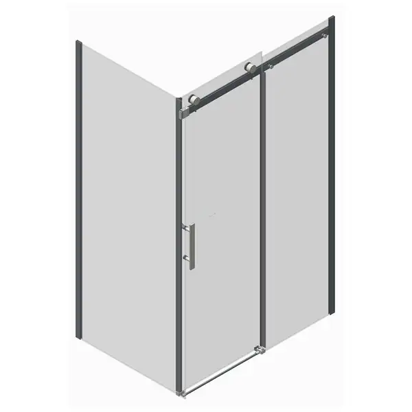 KOER SR SW01-90x200-TR-01 Бічна стінка, хром (KR5381)