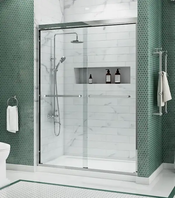 Koer SR SD03 Двері в нішу, прозоре скло Easy Clean, хром (KR5385) Koer SR SD03 Двері в нішу, прозоре скло Easy Clean, хром (KR5385)