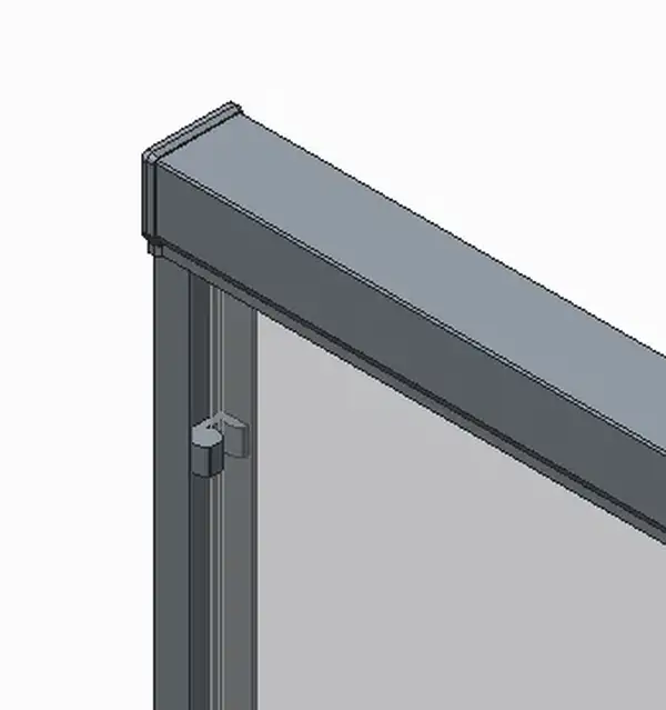 Koer SR SD03 Двері в нішу, прозоре скло Easy Clean, хром (KR5385) Koer SR SD03 Двері в нішу, прозоре скло Easy Clean, хром (KR5385)