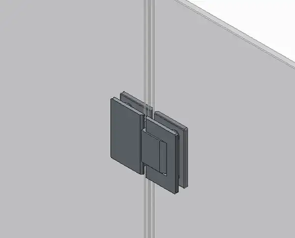 KOER SR SW04 Боковая стенка для душа, прозрачное стекло, хром (KR5389)