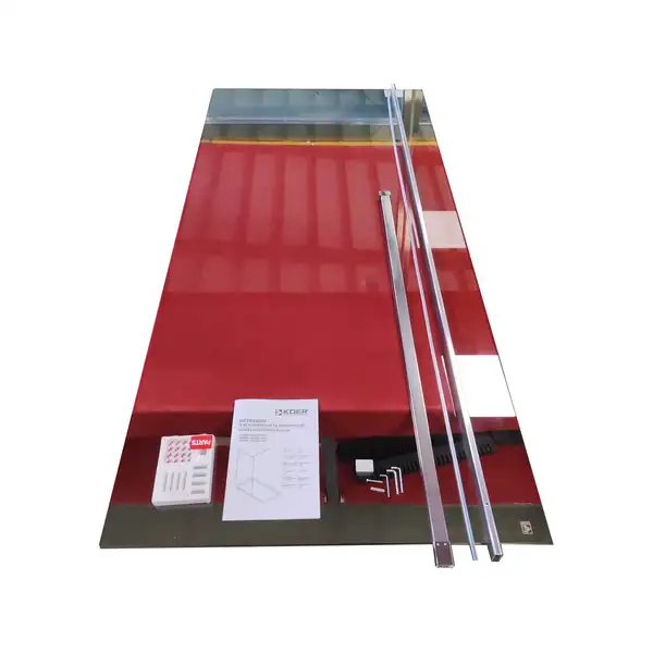 Душова перегородка Koer SR SP01-100x200-TR-01 Walk-In прозоре скло Easy Clean 8мм, хром (KR5393)