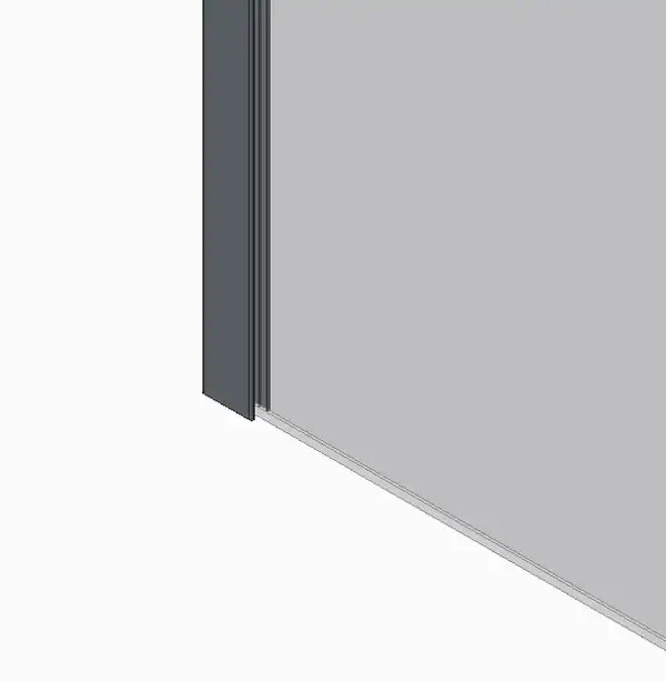 Душова перегородка Koer SR SP01-100x200-TR-01 Walk-In прозоре скло Easy Clean 8мм, хром (KR5393)