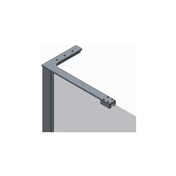 KOER SR SP02-100x200-TR-01 Душова перегородка, хром (KR5395)