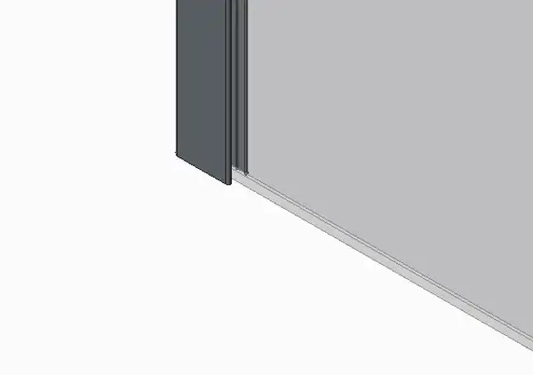 KOER SR SP03-120x200-TR-01 Перегородка Walk-In, хром (KR5398)