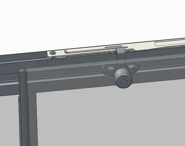 KOER SR SW05 Бічна стінка для душу, хром (KR5407)