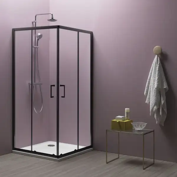 Kolpa San ECO QUAT BLACK TKK 90/K Душевая кабина, черная (515280)
