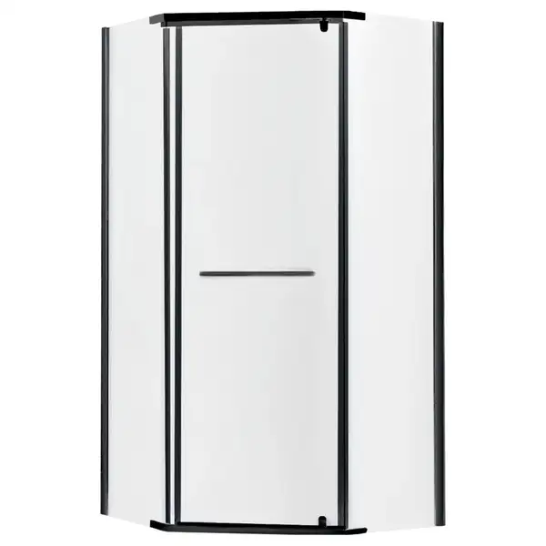 Душевая кабина Lidz Dozorca SC90x90.BLA.LOW.TR, стекло прозрачное 6 мм без поддона (LDSC9090BLALOWTR2)