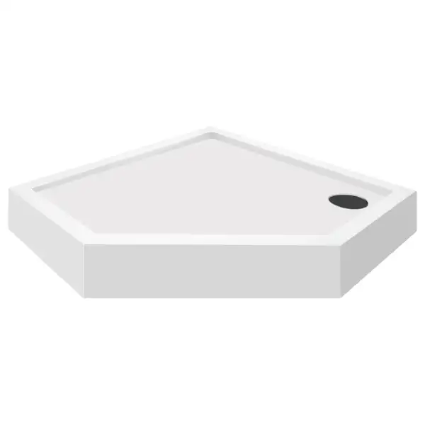 Набор Lidz душевая кабина Dozorca SC90x90.BLA.LOW.TR, стекло прозрачное 6 мм + поддон Diament (LDSC9090BLALOWTR2SET)