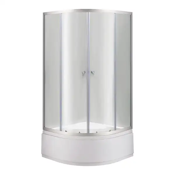 Душевая кабина Lidz Latwa SC80x80.SAT.HIGH.TR, стекло прозрачное 4 мм (LLSC8080SATHIGHTR)