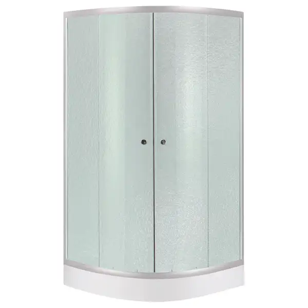 Набор Lidz душевая кабина Latwa SC80x80.SAT.LOW.FR, стекло Frost 4 мм + поддон Kupala (LLSC8080SATLOWFR2SET)