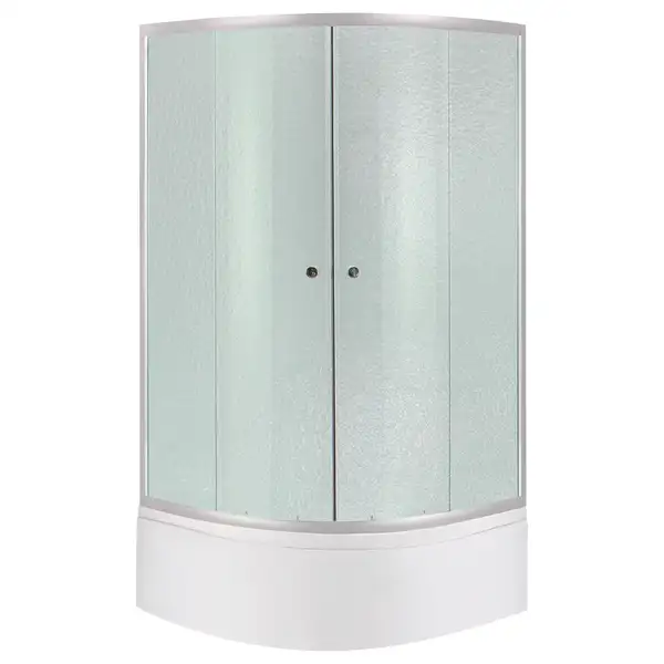 Набор Lidz душевая кабина Latwa SC90x90.SAT.HIGH.FR, стекло Frost 4 мм + поддон с панелью Kupala (LLSC9090SATHIGHFR2SET)