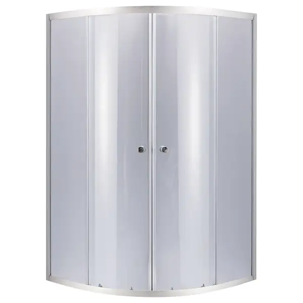 Набор Lidz душевая кабина Latwa SC90x90.SAT.HIGH.GR, стекло тонированное 4 мм + поддон с панелью Kupala (LLSC9090SATHIGHGR2SET)