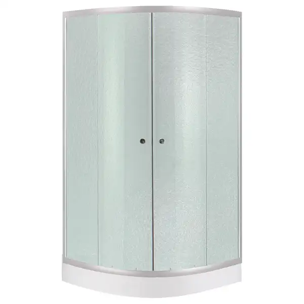 Набор Lidz душевая кабина Latwa SC90x90.SAT.LOW.FR, стекло Frost 4 мм + поддон Kupala (LLSC9090SATLOWFR2SET)
