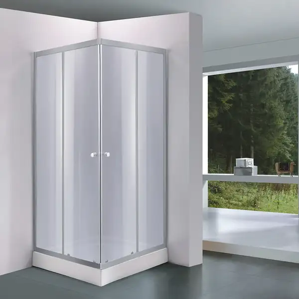 Душевая кабина Lidz Wawel SC90x90.SAT.LOW.GR, стекло тонированное 4 мм (LWASC9090SATLOWGR)