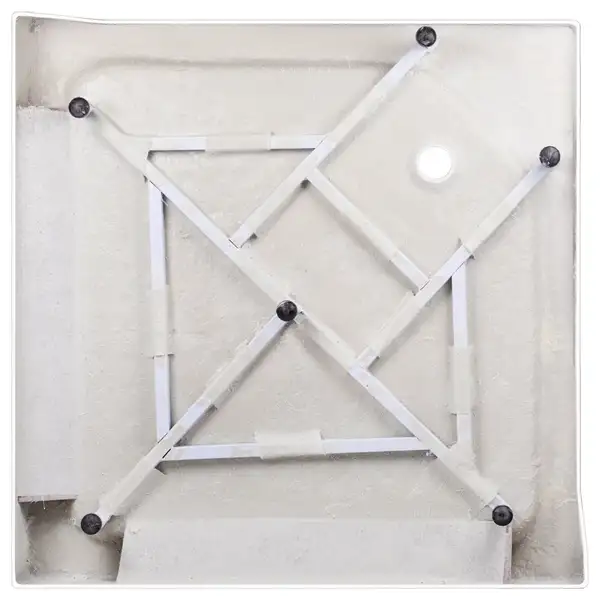 Душевая кабина Lidz Wawel SC90x90.SAT.LOW.GR, стекло тонированное 4 мм (LWASC9090SATLOWGR)