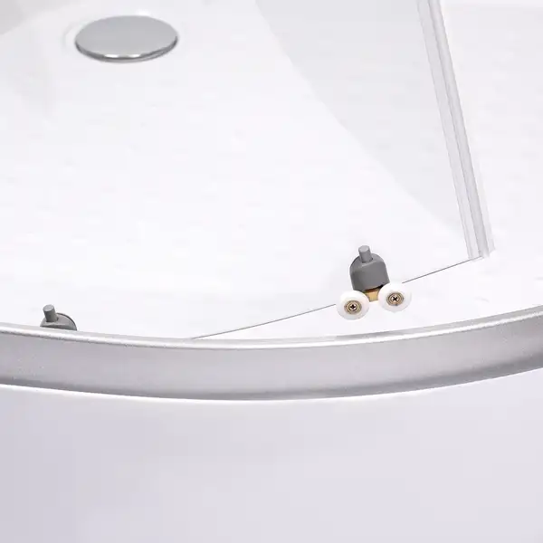 Душевая кабина Lidz Wieza SC80x80.SAT.LOW.L, стекло Linie 4 мм (LWISC8080SATLOWL)