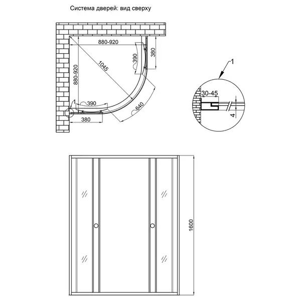 Душевая кабина Lidz Latwa SC90x90.SAT.HIGH.L, стекло Linie 4 мм без поддона (LWISC9090SATHIGHL2)