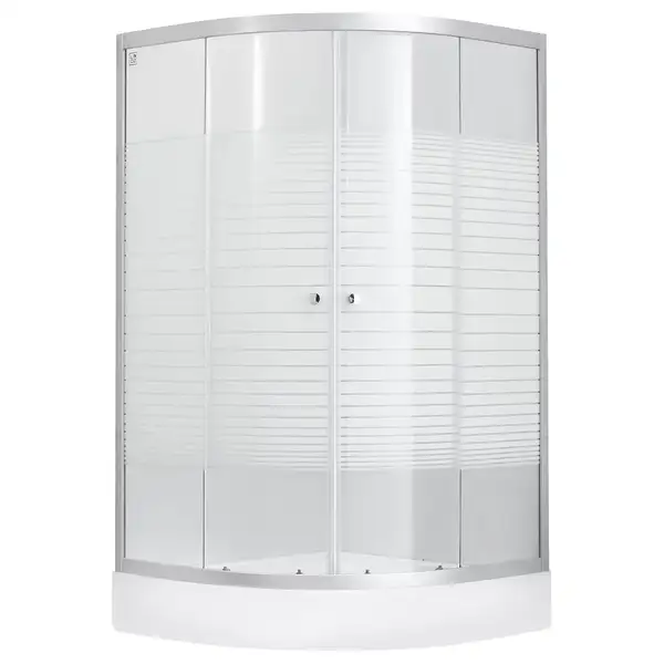 Набор Lidz душевая кабина Wieza SC90x90.SAT.LOW.L, стекло Linie 4 мм + поддон Kupala (LWISC9090SATLOWL2SET)