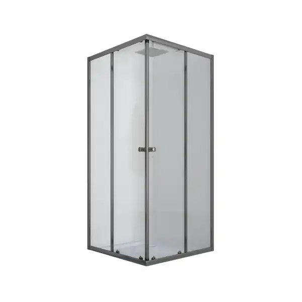 Mixxus CUBIC SC01 Душова кабіна, графіт/прозоре скло (MI6907)