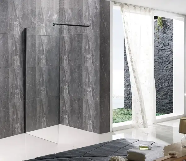 MIXXUS PREMIUM FLAT SP02 Душова перегородка, чорна (MI6855)