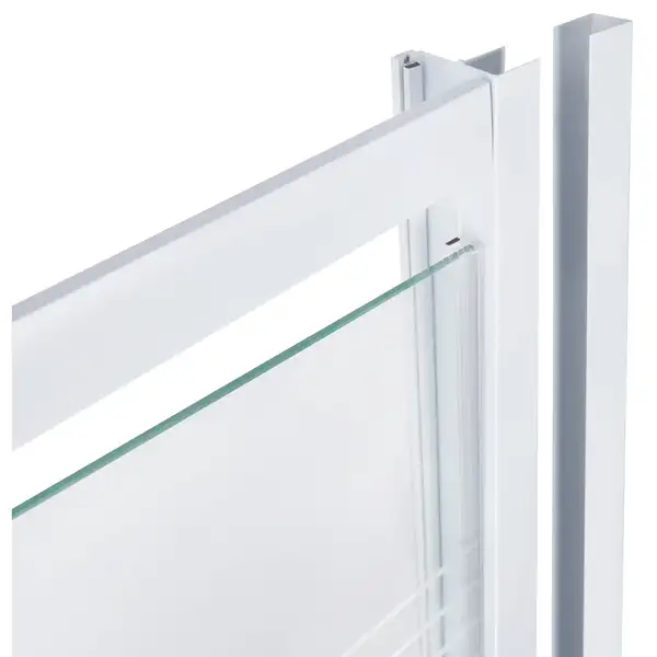 Душевая дверь в нишу Qtap Pisces WHI2012-13.CP5 120-130x185 см, стекло Pattern 5 мм (PISWHI201213CP5)