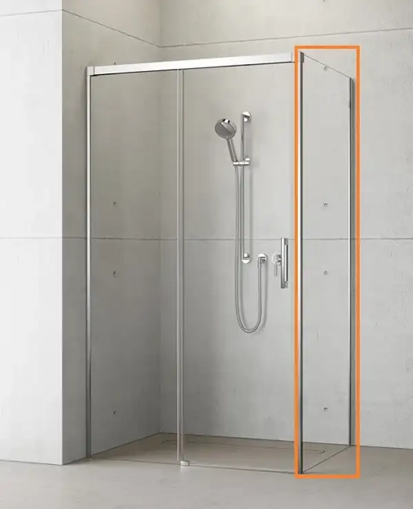 Radaway Idea S1 Боковая стенка 80, хром/прозр. (387051-01-01R)