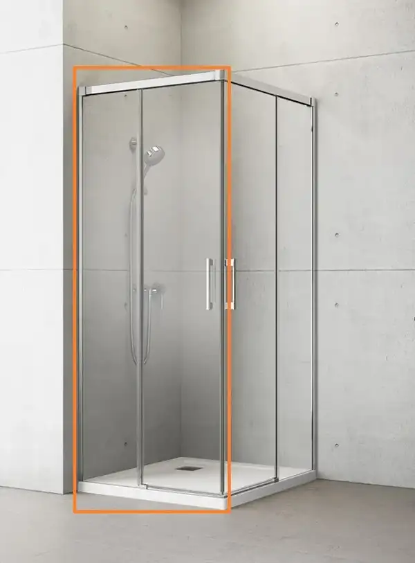 Radaway Idea KDD 110L Душова кабіна, хром/прозоре (387063-01-01L)
