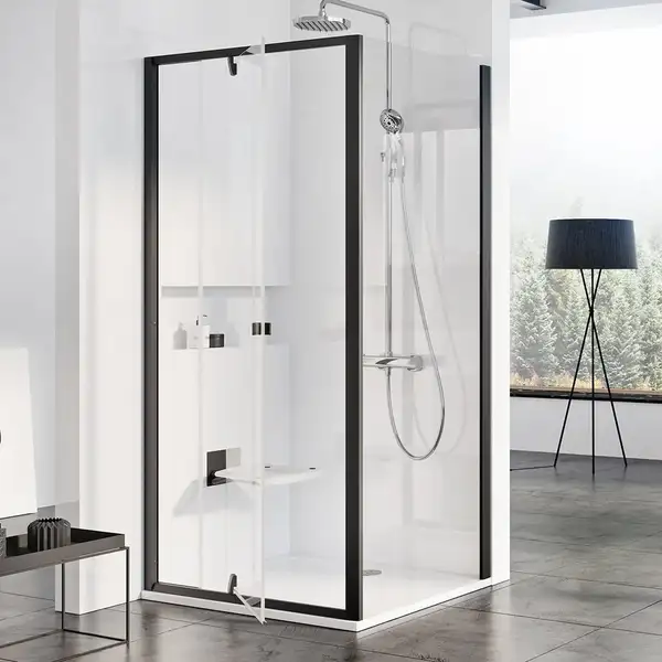 Ravak PPS-90 Душевая стенка, прозрачное стекло, черный (90G70300Z1) Ravak PPS-90 Душевая стенка, прозрачное стекло, черный (90G70300Z1)