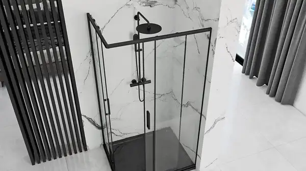 Душевая кабина REA PUNTO BLACK 80х100 (REA-K4806)
