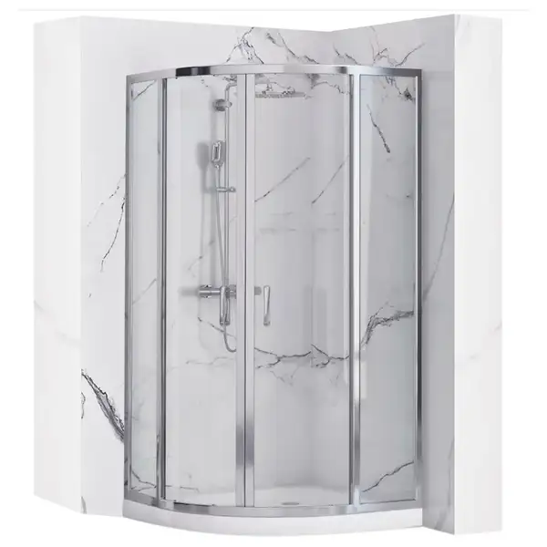 Rea Look Chrom Душова кабіна 90х90, хром (REA-K7905)