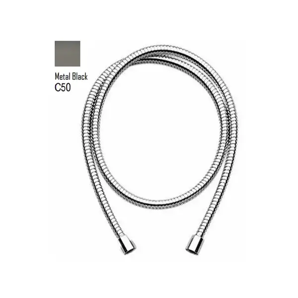 Душовий шланг Zucchetti Docce 150 см, Metal Black (Z93867.C50)