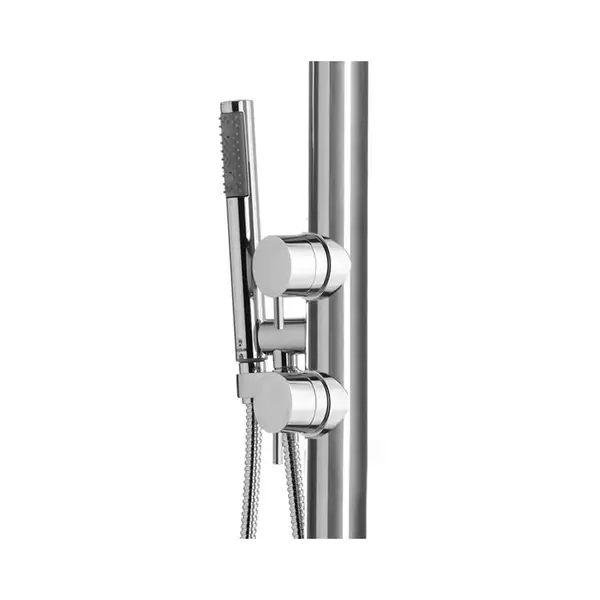 Вулична душова колона Bossini Pool Inox AISI 316 2287 мм, нержавіюча сталь (L00359000030008)