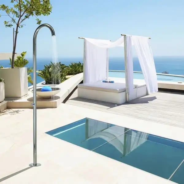 Вулична душова колона Bossini AISI 316 Pool-Floor 2285 мм, нержавіюча сталь (L00370000030008) Вулична душова колона Bossini AISI 316 Pool-Floor 2285 мм, нержавіюча сталь (L00370000030008)