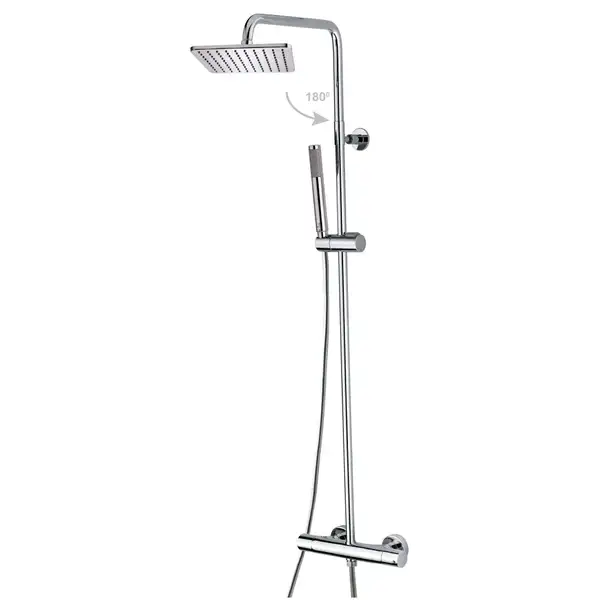 Bossini Cosmo Душова система з термостатом, хром (L10103000030008) Bossini Cosmo Душова система з термостатом, хром (L10103000030008)