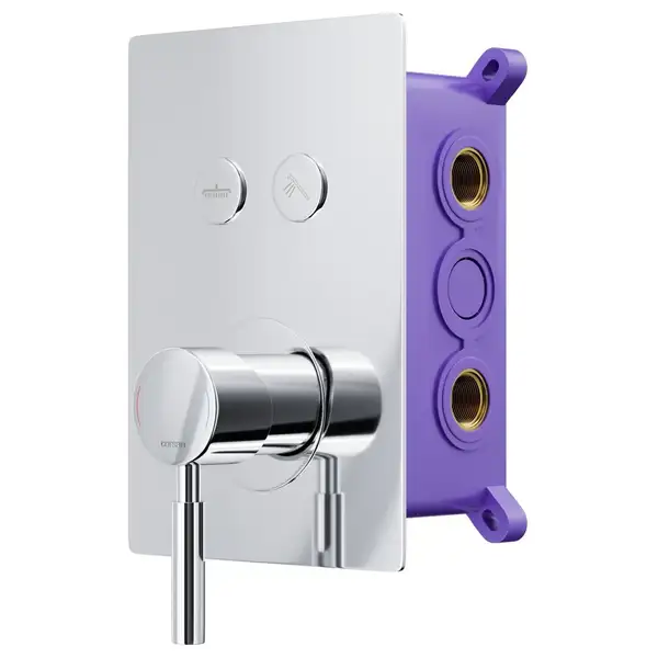 Душовий гарнітур прихованого монтажу Corsan CMZ068CH CHROM + BOX хром (647007) Душовий гарнітур прихованого монтажу Corsan CMZ068CH CHROM + BOX хром (647007)
