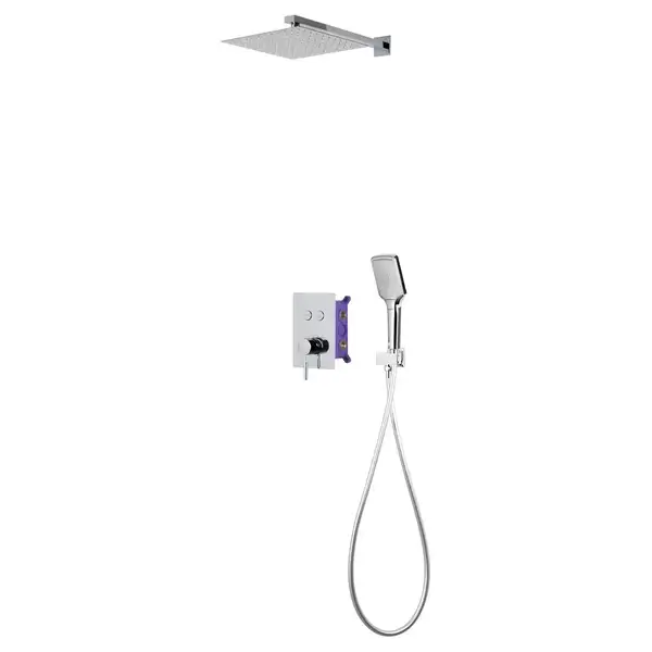 Душовий гарнітур прихованого монтажу Corsan CMZ068CH CHROM + BOX хром (647007) Душовий гарнітур прихованого монтажу Corsan CMZ068CH CHROM + BOX хром (647007)